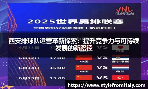 西安排球队运营革新探索：提升竞争力与可持续发展的新路径